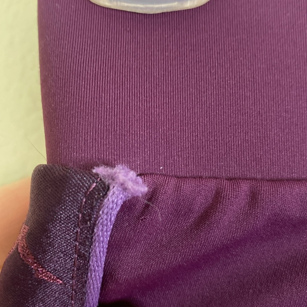 Kappa leggings women’s XS extra small purple EUC - Picture 7 of 8